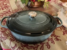 Le Creuset 8-Qt. OCEAN Enameled Cast Iron Oval Dutch Oven  New picture
