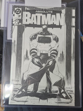 2025 DC Absolute Batman 1 WIP Edition 11x17 Work in Progress Dragotta picture