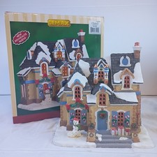 Lemax Pierre's Christmas Lighted Building 2013 Michaels New in Box picture