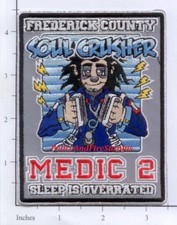 Maryland - Frederick County Medic 2 MD Fire Dept Patch - Soul Crusher picture