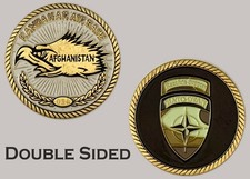 Kandahar Air Base Afghanistan NATO Resolute Support Challenge Coin  J#7 picture