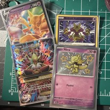 4 Piece Alakazam Card Lot picture