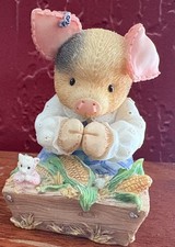 ENESCO THIS LITTLE PIGGY - BLESS THIS MESS - PIG PRAYING picture