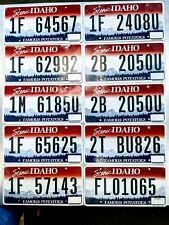 BULK LOT of 10 Idaho License Plates NICE QUALITY picture
