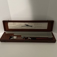 Vintage Keuffel & Esser Leroy Lettering Set with Wood Case picture