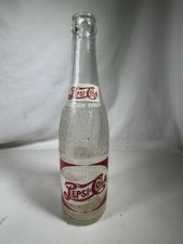Vintage Pepsi Cola Fountain Syrup Bainbridge GA Georgia Glass Bottle Double Dot picture