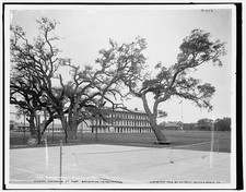Photo:Pensacola Florida Fort Barrancas Barracks Tennis Court c1903 picture
