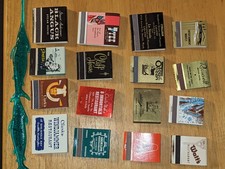 VTG Seattle Matchbook Lot of 16 Ivar’s, Black Angus, Top of Ocean, Tyee, POP OUT picture
