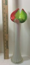 Jack In The Pulpit Bud Flower Vase Approx 141/2 Inches Tall picture