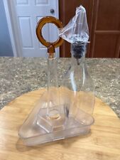 Tupperware Sheerly Elegant Oil / Vinegar Caddy with bottle 5203A-1  NOS picture