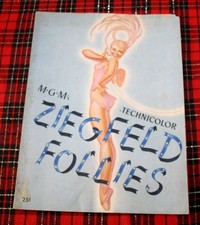 Vintage ZIEGFELD FOLLIES 45 Classic Film Program Fred Astaire Garland Petty Art picture