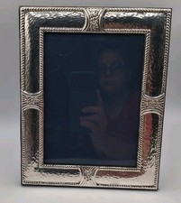 Paterna & Livi Photo Frame Hammered Sterling Silver Fits 8