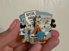 Disney Nurse’s Day 2025 Mickey Minnie Goofy Pin Limited Release Disney Parks picture