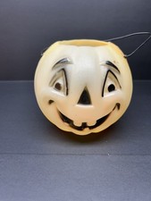 Vintage Small (faded-but Rare) Happy Face Collectable Pumpkin picture