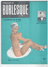 Vintage CAVALCADE OF BURLESQUE Magazine V3#2 Showgirls, Dancers Mar. 1954 picture