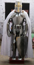 Medieval Knight Wearable Suit Of Armor Crusader Gothic Full Body Armour LO49 picture