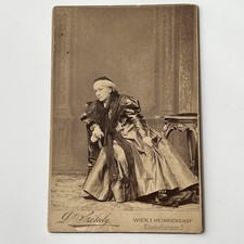 Antique Cabinet Card Photograph Man Opera Singer Actor Dramatic Vienna Austria picture