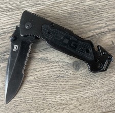 SOG Escape Pocket Knife Lockback Combo Edge Blade picture