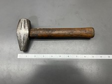(H1) VINTAGE BELL SYSTEM LINESMAN TAPERED PEEN BLACKSMITH HAMMER - VGC - USA picture