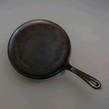 Wagner's 1891 Original Cast Iron Griddle Pan W/Handle Vintage  picture