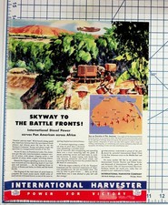 WWII Pan American Airways Africa Air Transport Command Ad International picture