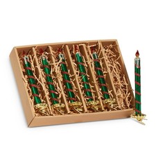 RAZ Imports Red Green Clip-on Candles Ornament, 7.5-Inch, Set of 6 picture