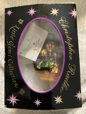 Christopher Radko 2001 “Snaggletooth Gem” Witch Glass Halloween-Ornament In Box picture