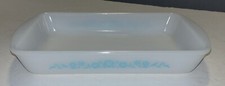 Rare Vintage GlasBake Maid of Honor 10”x6” Casserole Bake & Serve Glass Bakeware picture