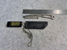 2014 Buck Tops USA Knives 680 Csar-T Fixed Blade Knife W/ Sheath Mint picture