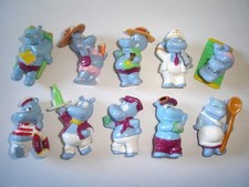KINDER SURPRISE SET - HAPPY HIPPOS VACATION HOLIDAY EUROPE 1995 - FIGURES picture