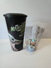 Star Wars Mandalorian And Grogu Cup with Topper, Grogu Snack NEW AMC Theatres picture
