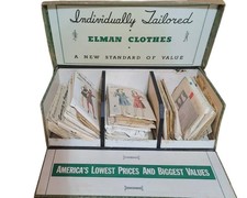 1950's Elman Clothes Vintage Sewing Pattern Display with Butterick/McCall's Dres picture