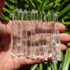 58g11pcs Natural Clear Quarts Crystal Single Point Rough Specimens Healing d4077 picture