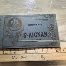 c1910s Saint-Aignan Sur-Cher France 12 VUES View Photo Booklet Meunier Post Card picture