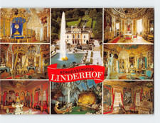 Postcard Königsschloss Linderhof Ettal Germany picture