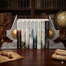 Assassin’s Creed Book Collection 17 Novels + Apple of Eden Bookends + Ezio Bust picture