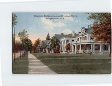Postcard Beautiful Residences along Riverside Drive, Binghamton, New York picture
