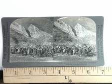 Serbian Reserves Balkan Mountains Stereoview Keystone View Co. 1910s Military picture
