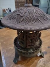 Vintage Cast Iron Pagoda Yard Art  picture