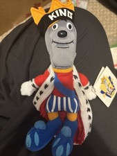 KING 5 Seattle 50th Anniversary King Mike Microphone Plush Doll (with tags) 1998 picture