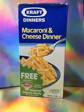 VINTAGE 1986 Kraft Mac & Cheese Dinner Homeplate Heroes UNOPENED Ozzie Boggs picture