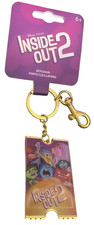 Disney Pixar Inside Out 2 Loungefly Lenticular Ticket AMC Movie Key Chain picture