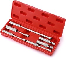 CASOMAN 6PCS 3/8-Inch Drive Magnetic Swivel Spark Plug Socket Set, Include 9/16- picture