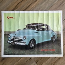 Rare Vintage 1970/80s Q-VO Lowrider Magazine 17x23 Poster 47 Chevy Coupe Car picture