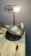 Vintage Mid Century Brass Sleeping Swan Hollywood Regency  Table Lamp picture