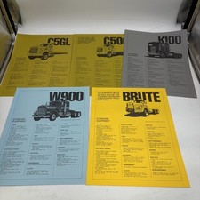 1977 Kenworth Truck Brochure Lot 5 W900 K100 C500 C5GL Brute Specifications picture