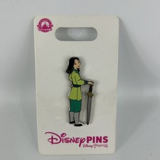 Mulan Villager With Sword Disney Princess Pin New On Card picture
