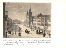 Krakowskie Przedmieście and Nowy Świat, Warsaw Postcard picture