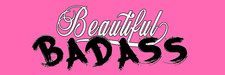 Beautiful Badass Sticker Large 3x9 Certified Woman Badass Bumper Stickers picture