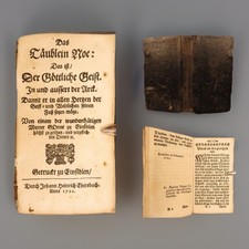 1701 Das Läublein Moeß Einsiedeln Rare 1st Edition German Devotional Miniature picture